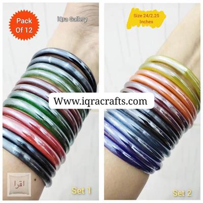 Pack of 12 Traditions Crystal and Kada for Women & Girls