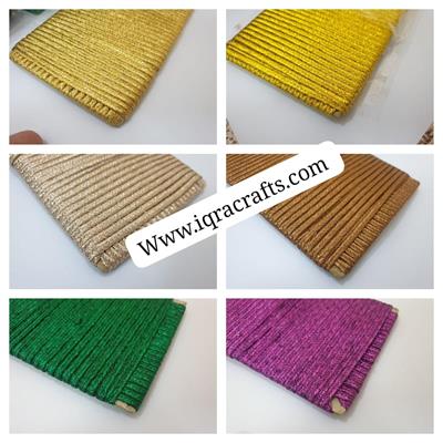 1 Flat Metallic Soutache Braided Cord, 6 mm, 18 meter DIY Crafts Gift Wrapping