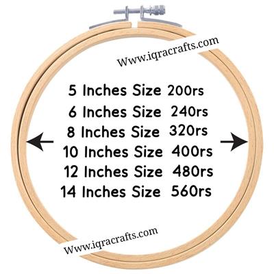 1 Pcs High Quality Embroidery Frames For Clothes DIY Crafts In Various Sizes