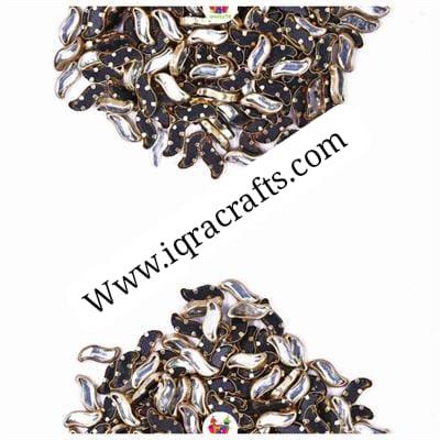 60 Pcs, Real Kundan Beads DIY Sewing Jewelry Decoration, S Shape Size 