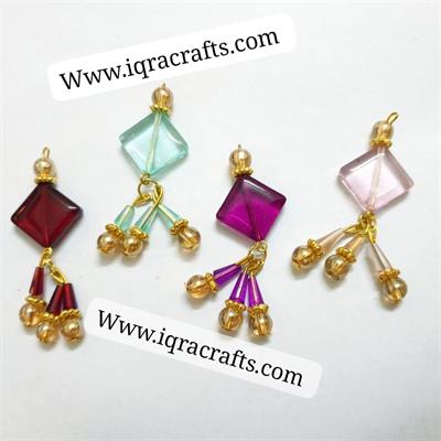 3 Pcs Hanging Decorative Small Tassel Crafting Sewing Clothing Accessories Latkan 2 Inches Long