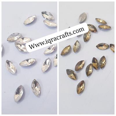 24 Pcs ,Crystal Faceted Gold eye Beads, Crafts DIY 10mm