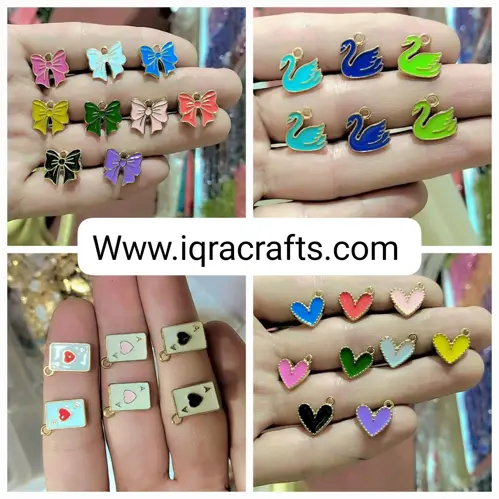 10 Pcs. Mixed Charms Pendants for DIY Craft Jewelry Making