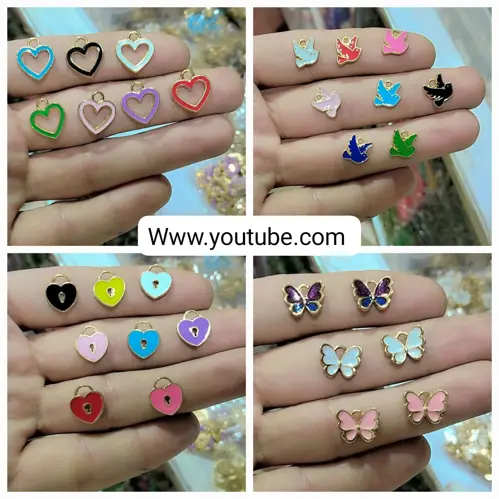 10 Pcs. Mixed Charms Pendants for DIY Craft Jewelry Making