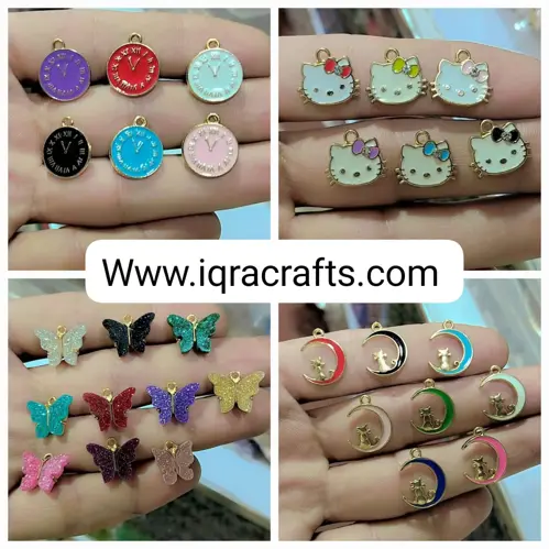 10 Pcs. Mixed Charms Pendants for DIY Craft Jewelry Making