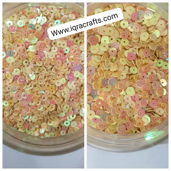 1 Tola Disc Round Sitaray , 3mm/4mm Beautiful Design, Flat Loose Sequins 