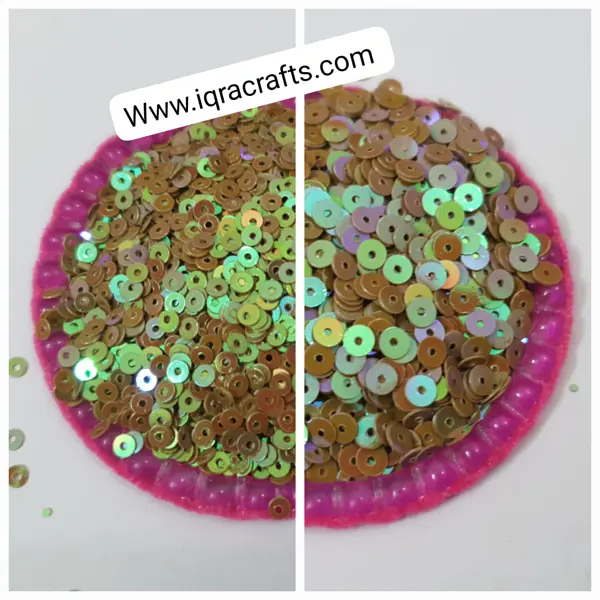 1 Tola Disc Round Sitaray , 3mm/4mm Beautiful Design, Flat Loose Sequins 