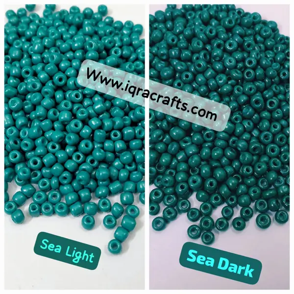 2 Tola Mat Glass Round Beads, Various Colors, Pony Bead Jewelry, DIY Craftsmanship