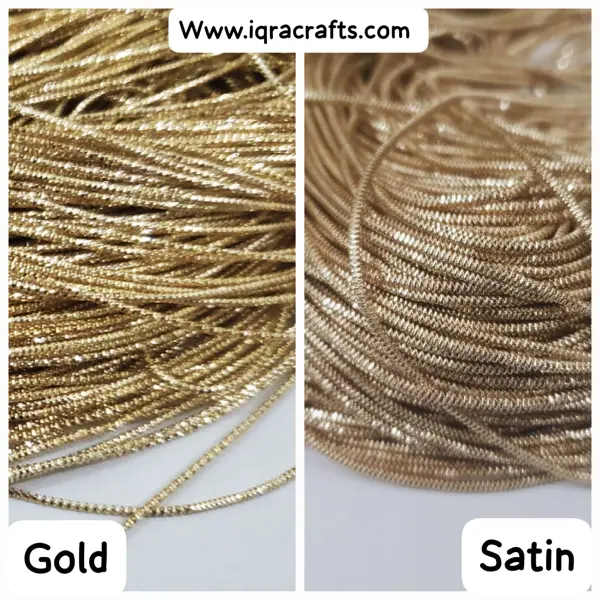  1 tola Embroiderymaterial 1mm Naqshi Zardozi Thread