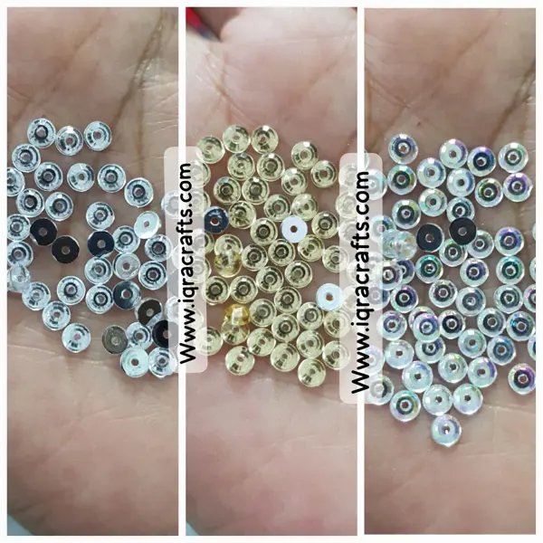 200 Pcs (4mm) Round With Centre Hole Resin Beads DIY Sewing Craft Sets Plastic Acrylic