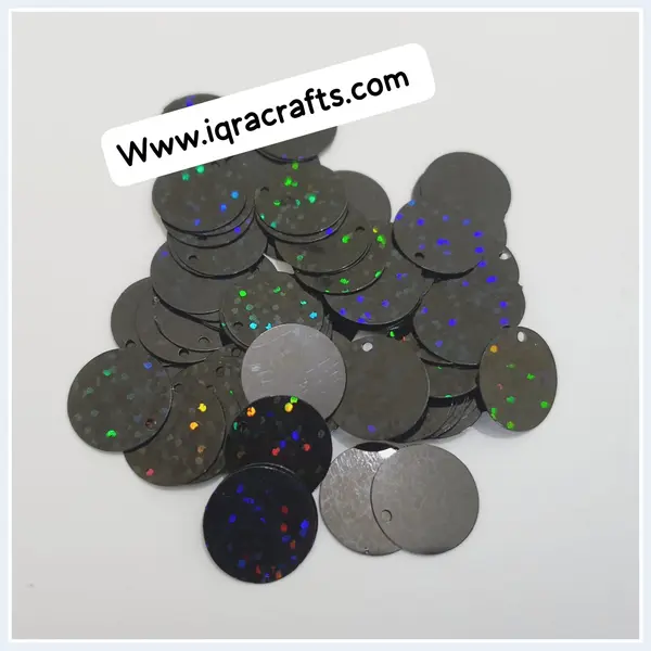 10gm Sequins Disc 15mm, (centre and side hole)