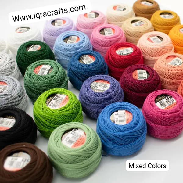 Mixed Colors Packs Cotton Butterfly Ball 10gm