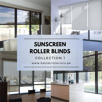 SUNSCREEN ROLLER BLINDS COLLECTION 1 