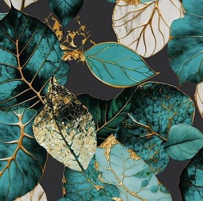 ELEGANT LEAVES - PREMIUM WALLPAPER ROLLS