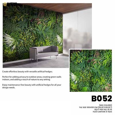 ARTIFICIAL GRASS WALL TILES - B052