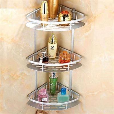 THREE LAYER ALUMINIUM CORNER BATHROOM SHELF