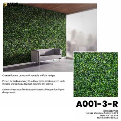 Artificial Grass Tiles - A001-3-R