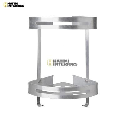 HEAVY ALUMINUM CORNER SHELF DOUBLE