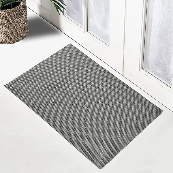 Anti-Slip Rubber Mat In Grey