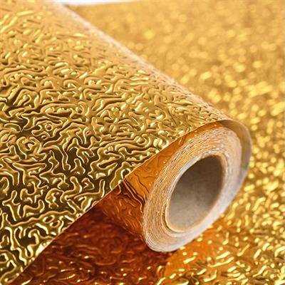 GOLDEN SELF ADHESIVE KITCHEN OIL-PROOF WATERPROOF ALUMINUM FOIL