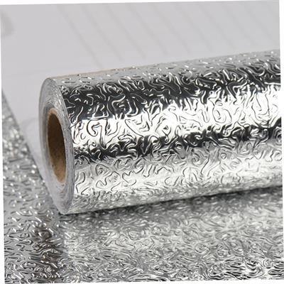 SILVER SELF ADHESIVE KITCHEN OIL-PROOF WATERPROOF ALUMINUM FOIL