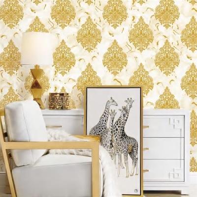 MAJESTIC GOLD PATTERN - BAZZAR II WALLPAPER ROLLS