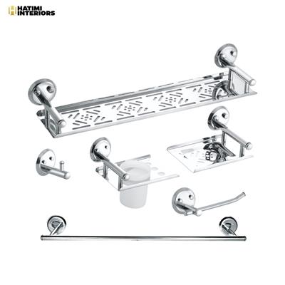 ASM STAINLESS STEEL BATHROOM ACCESSORIES SET