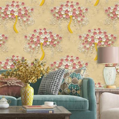 BLOOMING BEAUTY - GOLDEN TIMES WALLPAPER ROLLS