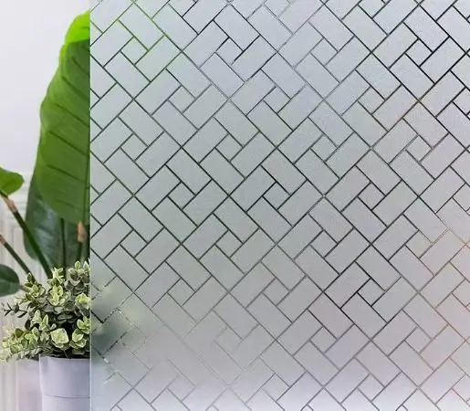 Frosted Geometric Privacy Window Paper