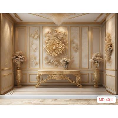 CLASSIC GOLD BLOOM - LIVING ROOM WALL PICTURE