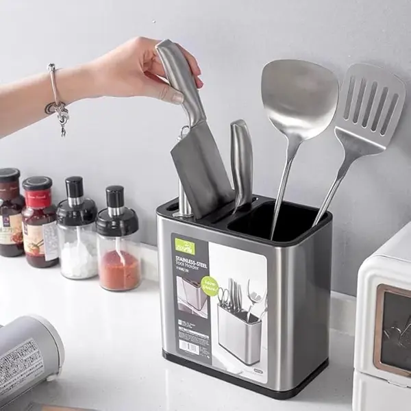 STAINLESS STEEL CUTLERY HOLDER