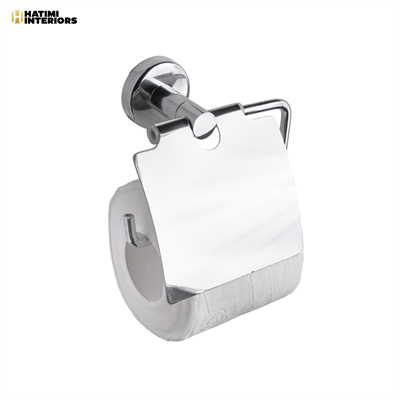 PREMIUM CHROME SILVER TISSUE PAPER HOLDER