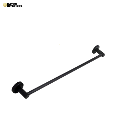 PREMIUM MATTE BLACK TOWEL ROD