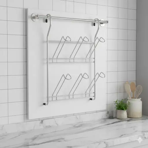 STAINLESS STEEL GLASS HOLDER