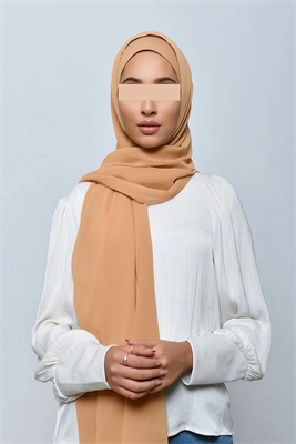 Georgette Chiffon - PEACH