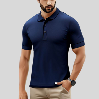 Polo Shirt for Men Navy Blue