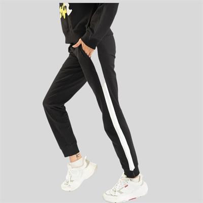 Fashionable Black Trouser with Side White Panel