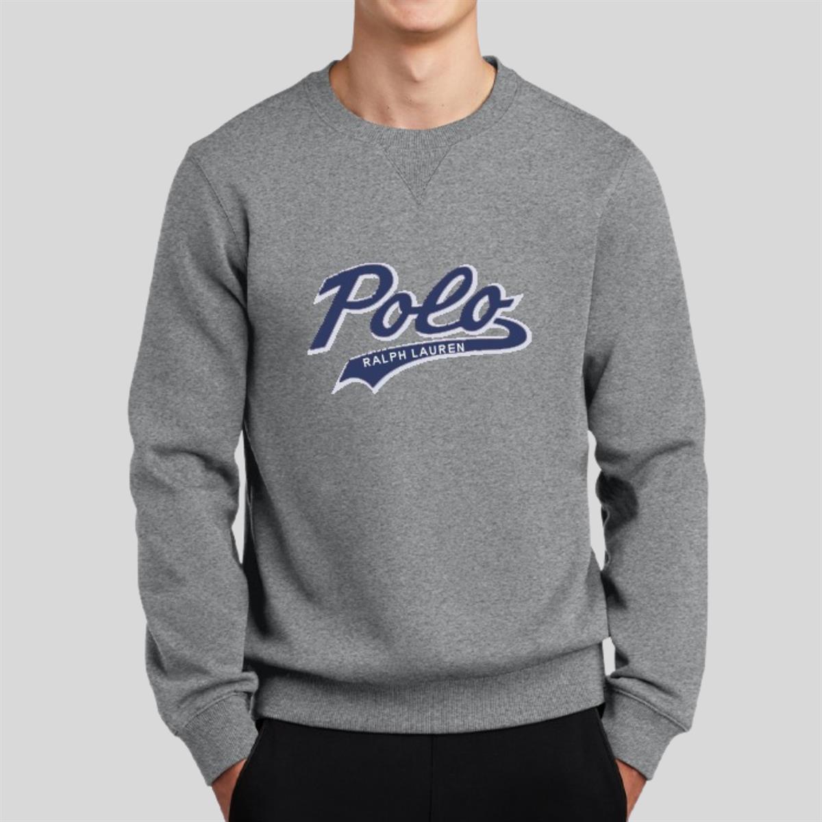 Polo Print Sweatshirt for Men's