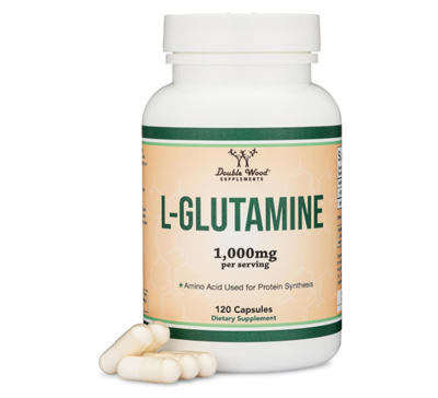 L Glutamine Capsules - No Fillers (500mg, 120 Count) Manufactured in The USA, Keto Safe