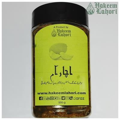 Mango Pickle in Oil - حکیم لاھوری آم اچار - Aaam Achaar (Half-kg / 500-g Jar Packing)