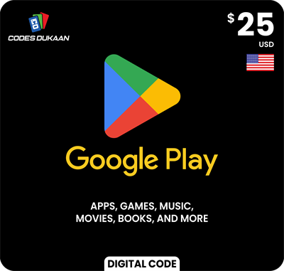 25$ USA Google Play