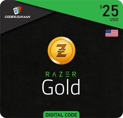 25$ Razer Gold USA [Digital Code]