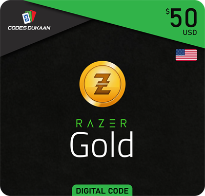 50$ Razer Gold USA [Digital Code]