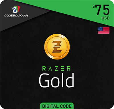 75$ Razer Gold USA [Digital Code]