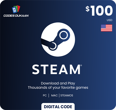 100$ USA Steam
