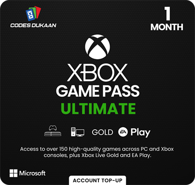 1 Month Xbox Game Pass Ultimate (Account Top-up)