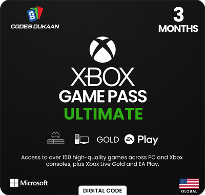 3 Months Xbox Game Pass Ultimate Global/USA