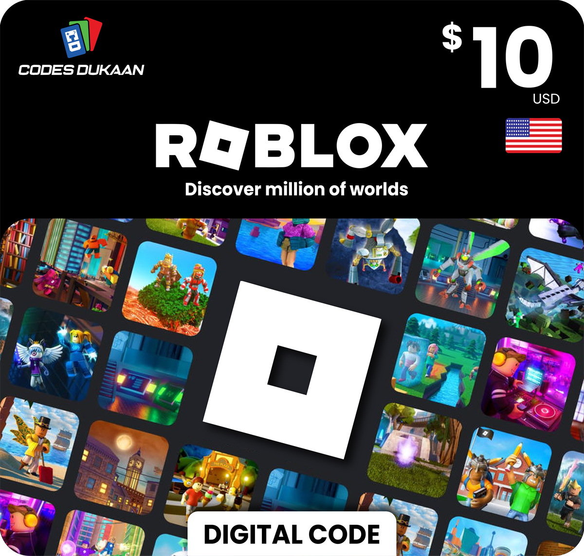 Roblox Gift Card 10 GBP