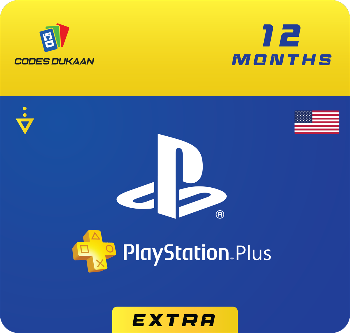 12 Month PS Plus Extra USA