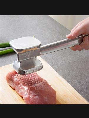 Meat Hammer Portable stainless steel kitchen supplies house hold Tensioner Meat tenderizer Meat Mallet Tool 